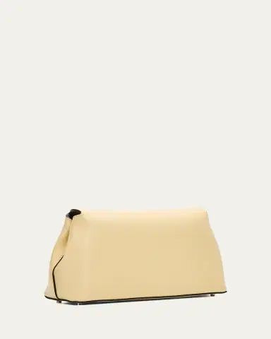 TOTEME T-Lock Leather Clutch Bag | Thumbnail 3