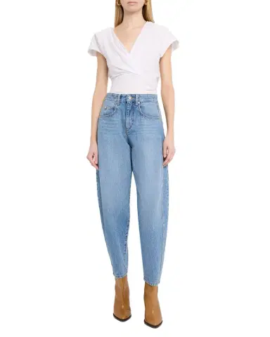 Isabel Marant Oriane Barrel-Leg Ankle Jeans | Thumbnail 1 Isabel Marant Oriane Barrel-Leg Ankle Jeans | Thumbnail 1