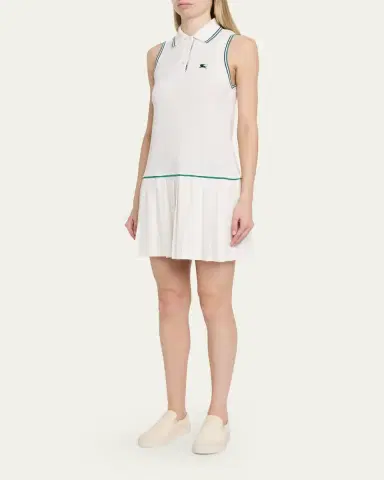 Burberry Martina Pleated Mini Tennis Dress | Thumbnail 4