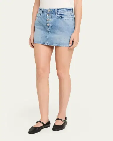 L'Agence Solene Jean Mini Skirt | Thumbnail 4 L'Agence Solene Jean Mini Skirt | Thumbnail 4