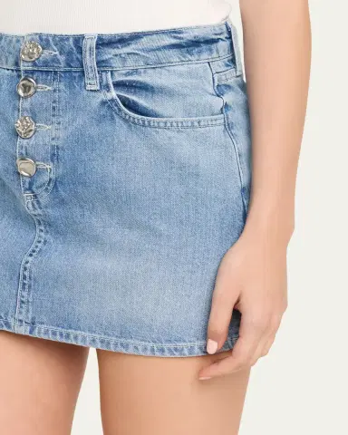 L'Agence Solene Jean Mini Skirt | Thumbnail 5 L'Agence Solene Jean Mini Skirt | Thumbnail 5