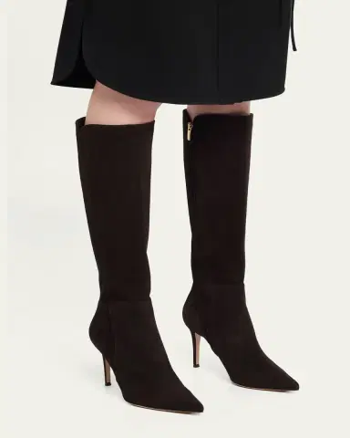 Gianvito Rossi 85mm Suede Knee-High Boots | Thumbnail 2