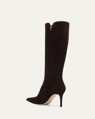 Gianvito Rossi 85mm Suede Knee-High Boots | Thumbnail 4