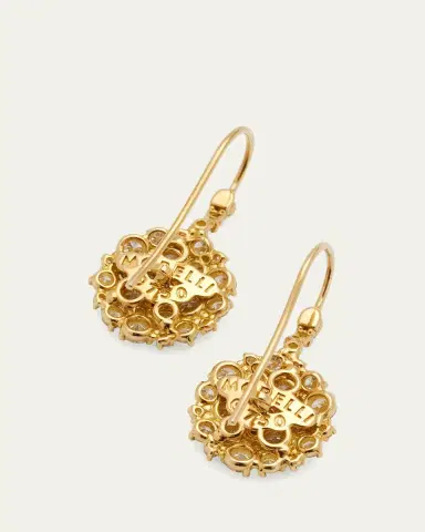 Paul Morelli 18K Yellow Gold Diamond Confetti Wire Earrings | Thumbnail 4
