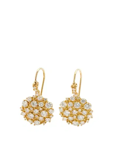Paul Morelli 18K Yellow Gold Diamond Confetti Wire Earrings | Thumbnail 1