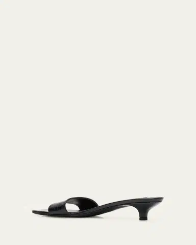 TOTEME 35mm Slim Lizard-Embossed Leather Mules | Thumbnail 4 TOTEME 35mm Slim Lizard-Embossed Leather Mules | Thumbnail 4