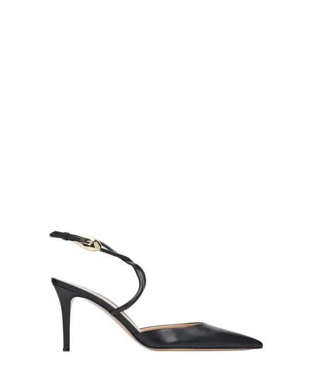 Gianvito Rossi 85mm Nappa Leather Slingback Pumps