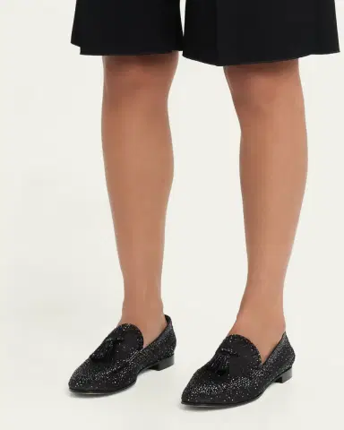 Gianvito Rossi Organza Crystal Loafers | Thumbnail 2 Gianvito Rossi Organza Crystal Loafers | Thumbnail 2