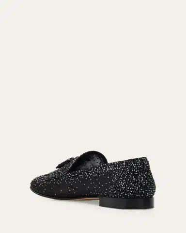 Gianvito Rossi Organza Crystal Loafers | Thumbnail 4 Gianvito Rossi Organza Crystal Loafers | Thumbnail 4