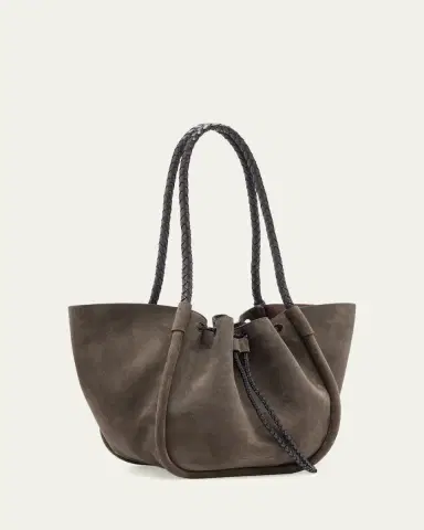 Proenza Schouler Large Ruched Suede Tote Bag | Thumbnail 3 Proenza Schouler Large Ruched Suede Tote Bag | Thumbnail 3