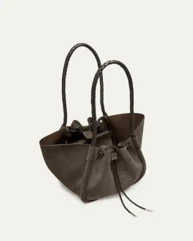 Proenza Schouler Large Ruched Suede Tote Bag | Thumbnail 4 Proenza Schouler Large Ruched Suede Tote Bag | Thumbnail 4