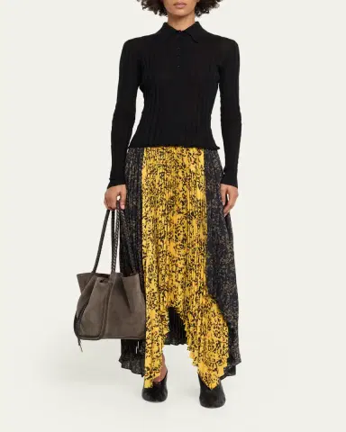 Proenza Schouler Large Ruched Suede Tote Bag | Thumbnail 5 Proenza Schouler Large Ruched Suede Tote Bag | Thumbnail 5