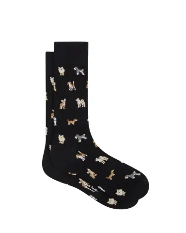 Paul Smith Men's Kyoto Dogs Crew Socks | Thumbnail 1