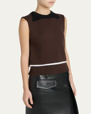 Marni Crewneck Sleeveless Sweater | Thumbnail 4