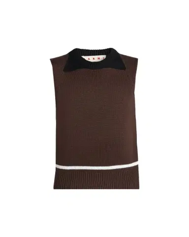 Marni Crewneck Sleeveless Sweater | Thumbnail 1