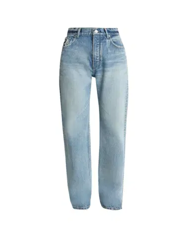 Alaïa High-Rise Straight-Leg Denim Pants | Thumbnail 1 Alaïa High-Rise Straight-Leg Denim Pants | Thumbnail 1