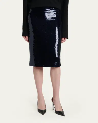 Tom Ford Two-Tone Sequined Pencil Skirt | Thumbnail 4 Tom Ford Two-Tone Sequined Pencil Skirt | Thumbnail 4