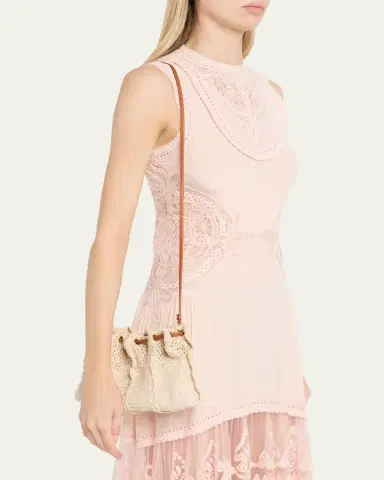 Ulla Johnson Adria Small Wavy Crochet Crossbody Bag | Thumbnail 2