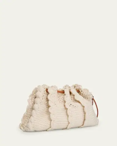 Ulla Johnson Adria Small Wavy Crochet Crossbody Bag | Thumbnail 3