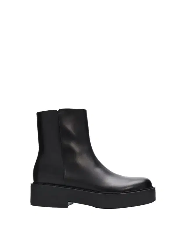 Gianvito Rossi 20mm Hiro Leather Ankle Boots