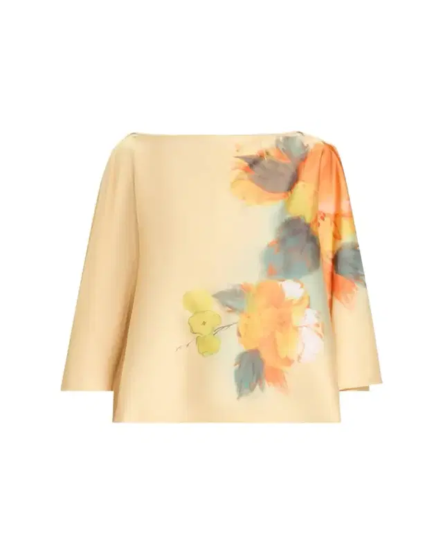 Carole Watercolor Floral Top