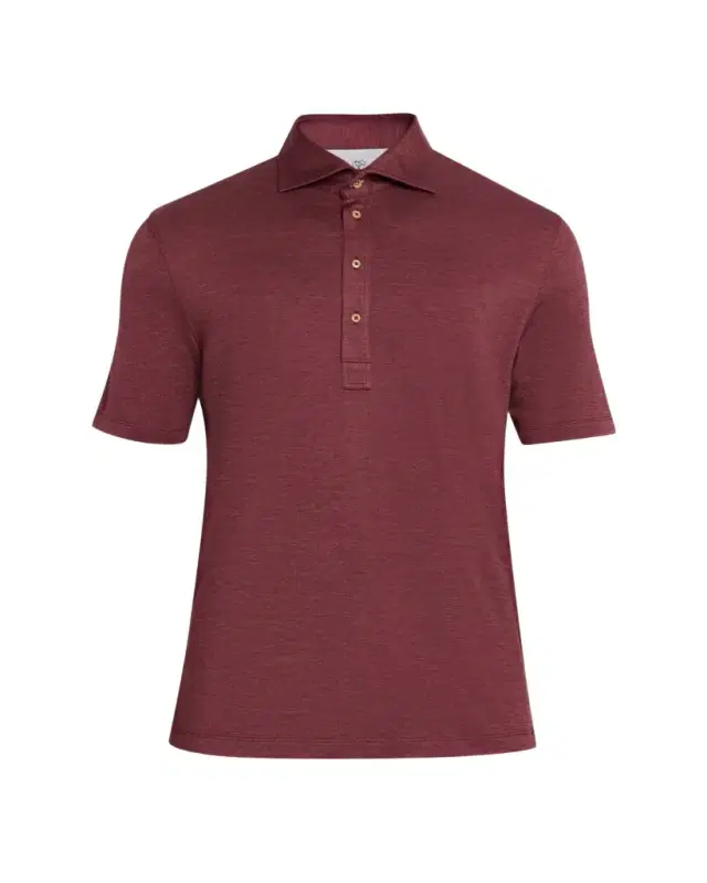 Men's Wool Blend Polo Shirt