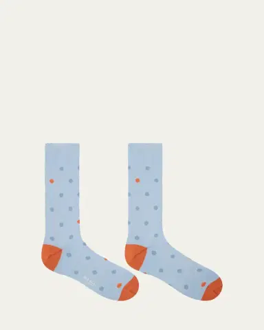 Paul Smith Men's Orlando Spot Crew Socks | Thumbnail 2