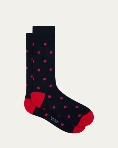 Paul Smith Men's Orlando Spot Crew Socks | Thumbnail 3
