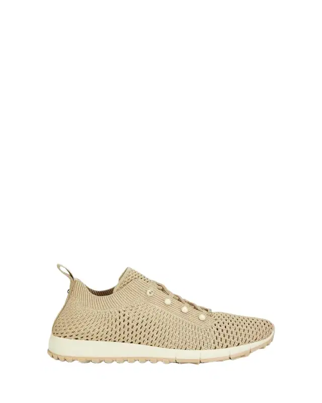 Veles Crochet-Knit Low-Top Trainers