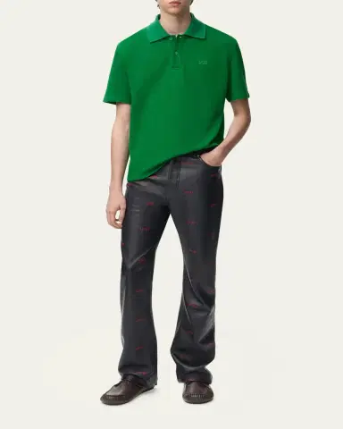 Loewe Men's Cotton Pique Polo Shirt | Thumbnail 2 Loewe Men's Cotton Pique Polo Shirt | Thumbnail 2