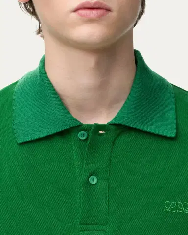 Loewe Men's Cotton Pique Polo Shirt | Thumbnail 5 Loewe Men's Cotton Pique Polo Shirt | Thumbnail 5