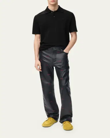 Loewe Men's Cotton Pique Polo Shirt | Thumbnail 7 Loewe Men's Cotton Pique Polo Shirt | Thumbnail 7