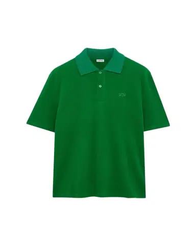 Loewe Men's Cotton Pique Polo Shirt | Thumbnail 1 Loewe Men's Cotton Pique Polo Shirt | Thumbnail 1
