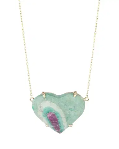 JIA JIA 14K Topaz Heart Necklace | Thumbnail 1
