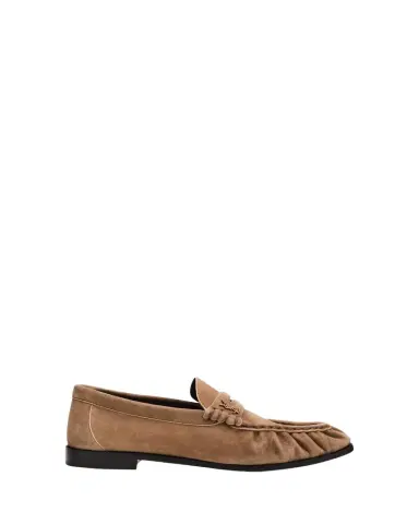 Saint Laurent Le Suede YSL Penny Loafers | Thumbnail 1 Saint Laurent Le Suede YSL Penny Loafers | Thumbnail 1