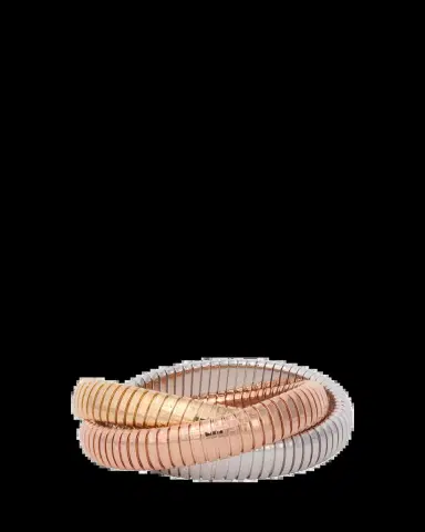 SIDNEY GARBER 18K Yellow, White and Rose Gold Rolling Bracelet | Thumbnail 2 SIDNEY GARBER 18K Yellow, White and Rose Gold Rolling Bracelet | Thumbnail 2