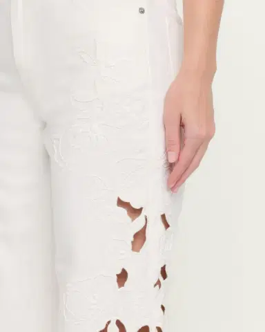 Simkhai Porter Floral Embroidered Jeans | Thumbnail 5