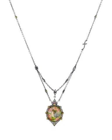 SEVAN BICAKCI 24K Yellow Gold Mosiac Pendant Necklace with Diamonds | Thumbnail 1