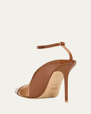 Malone Souliers 100mm Malia PVC and Patent Leather Pumps | Thumbnail 4 Malone Souliers 100mm Malia PVC and Patent Leather Pumps | Thumbnail 4