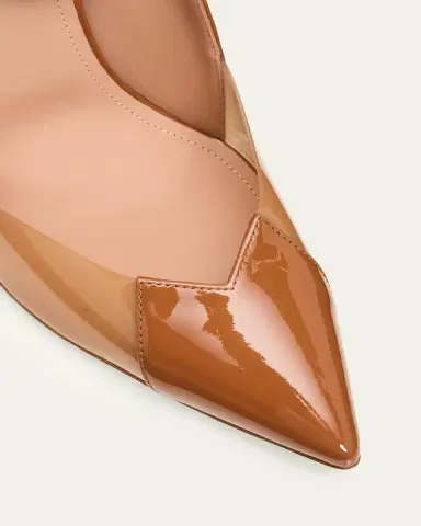 Malone Souliers 100mm Malia PVC and Patent Leather Pumps | Thumbnail 5 Malone Souliers 100mm Malia PVC and Patent Leather Pumps | Thumbnail 5
