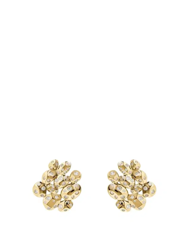 Nickho Rey Picasso 14K Gold Vermeil Cubic Zirconia Cluster Earrings