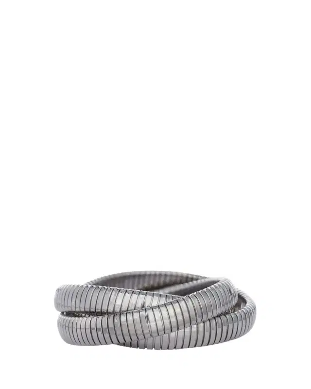 Sidney Garber 18K White Gold Rolling Bracelet