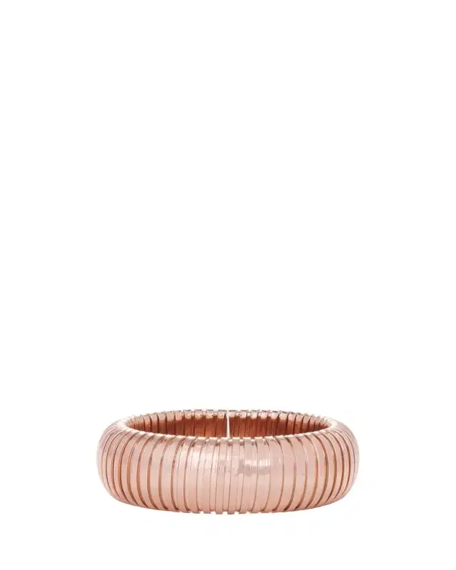 Sidney Garber 18K Rose Gold Tubogas Domed Cuff