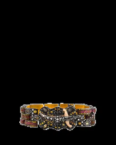 SEVAN BICAKCI 24K Multi-Diamond Rose Tank Bracelet | Thumbnail 2