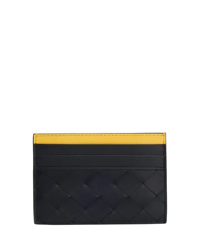 Bottega Veneta Men's Colorblock Leather Card Holder