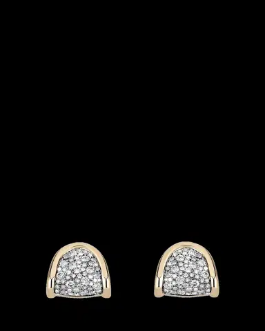Mason and Books 14K Floret Stud Earrings with Diamonds and White Rhodium | Thumbnail 2