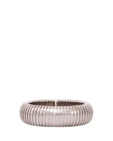 Sidney Garber 18K White Gold Domed Cuff Bracelet | Thumbnail 1