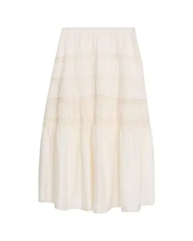 LoveShackFancy Nivine Silk Lace Maxi Skirt | Thumbnail 1 LoveShackFancy Nivine Silk Lace Maxi Skirt | Thumbnail 1