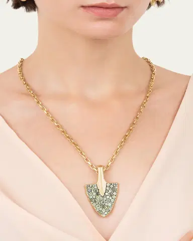 VRAM 18K Vyv Green Sapphire Pendant | Thumbnail 2