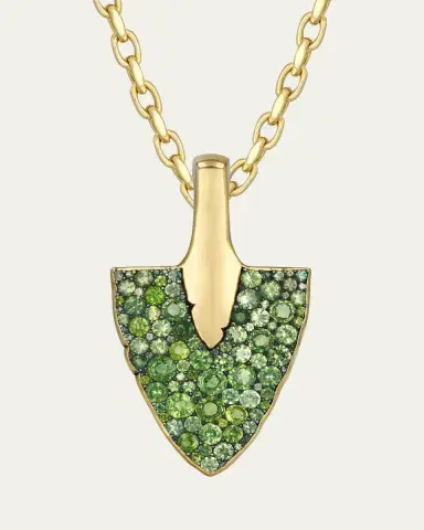 VRAM 18K Vyv Green Sapphire Pendant | Thumbnail 4